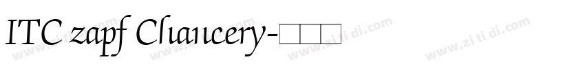ITC zapf Chancery字体转换